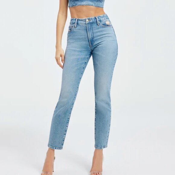 NWT Good American Good Classic Jeans size 00 / 24 - Picture 1 of 7
